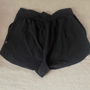 ululemon Fast and Free HR Classic Short 3” | Color: Black | Size 10